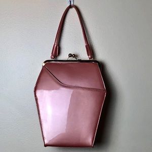 Tatyana Retro Pink Coffin Purse NWOT